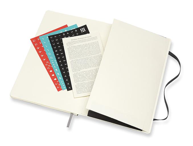 Еженедельник Moleskine CLASSIC SOFT WKNT Large 130х210мм 144стр. мягкая обложка черный фото 7
