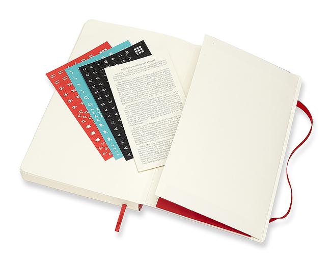 Ежедневник Moleskine CLASSIC SOFT Large 130х210мм 400стр. мягкая обложка красный фото 7