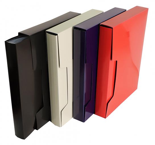 Папка с 100 прозр.вклад. Бюрократ DeLuxe DLVBOX100BLCK A4 пластик 0.7мм черный в коробе фото 3