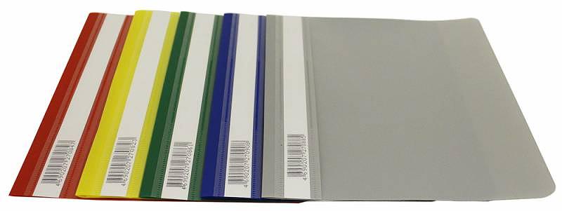 Папка-скоросшиватель Бюрократ Люкс -PSL20A5GREY A5 прозрач.верх.лист пластик серый 0.14/0.18 фото 3