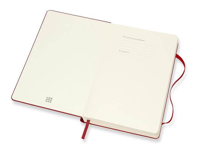 Ежедневник Moleskine CLASSIC Large 130х210мм 400стр. красный фото 2