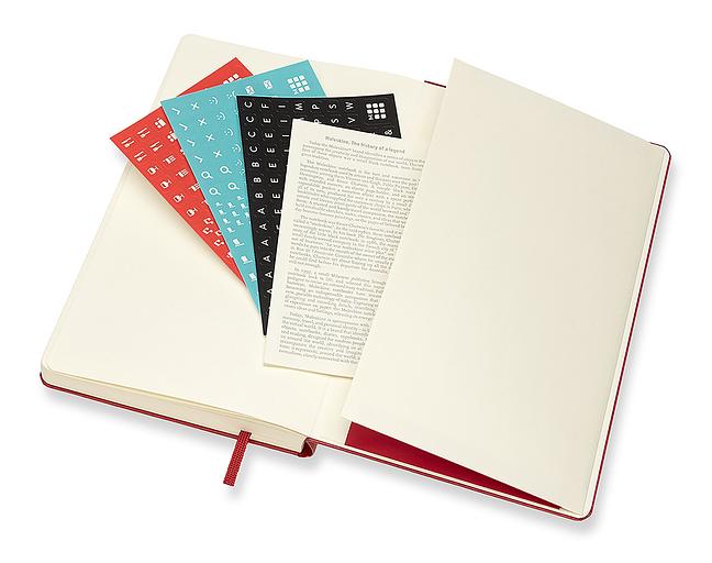Ежедневник Moleskine CLASSIC Large 130х210мм 400стр. красный фото 7