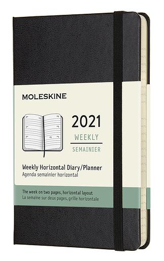 Еженедельник Moleskine CLASSIC WKLY Pocket 90x140мм 144стр. черный фото 1