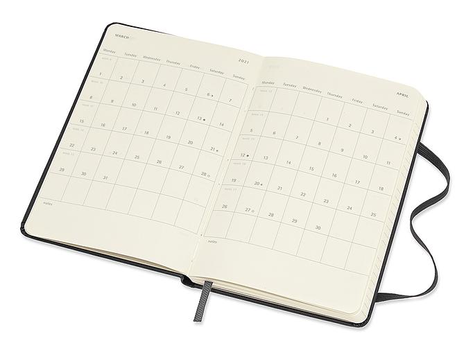 Еженедельник Moleskine CLASSIC WKLY Pocket 90x140мм 144стр. черный фото 3