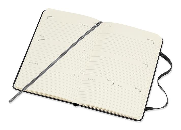 Еженедельник Moleskine CLASSIC WKLY Pocket 90x140мм 144стр. черный фото 5
