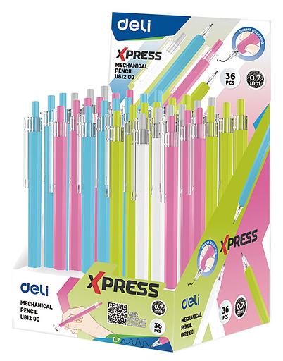 Карандаш механический Deli EU61200 0.7мм пласт. корпус ассорти фото 1
