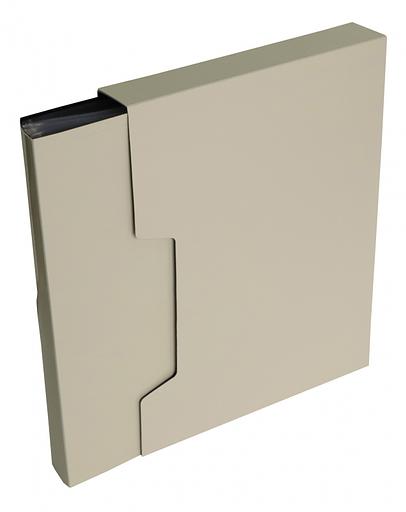 Папка с 100 прозр.вклад. Бюрократ DeLuxe DLVBOX100MILK A4 пластик 0.7мм молочный в коробе фото 1