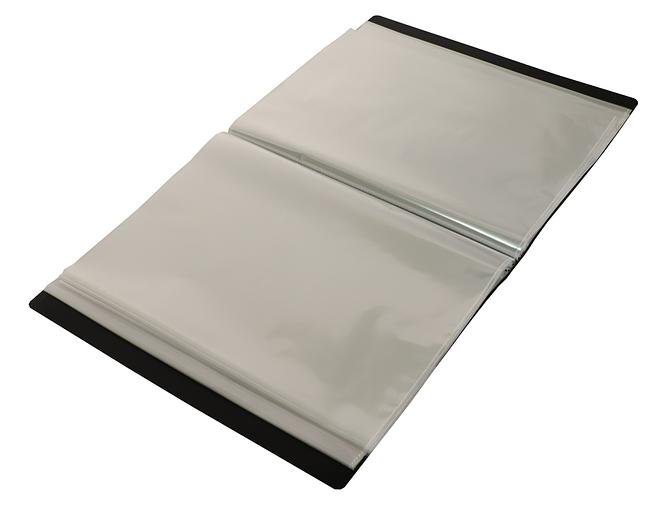 Папка с 100 прозр.вклад. Бюрократ DeLuxe DLVBOX100MILK A4 пластик 0.7мм молочный в коробе фото 3