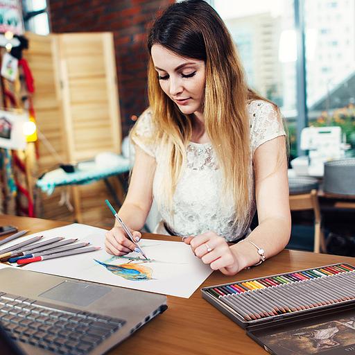 Карандаши цветные акварельные Deli 6522 Nuevo липа 36цв. сереб. корпус мет.кор. фото 6