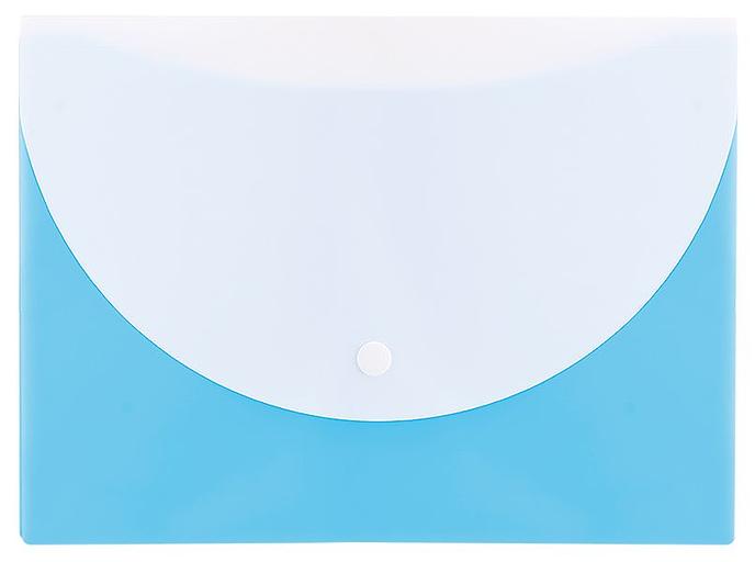 Конверт на кнопке Deli E38978 A5 гориз. расшир. полипропилен 0.18мм ассорти фото 1