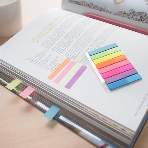 Закладки самокл. пластиковые Stick`n 26073 45x8мм 8цв.в упак. 20лист неон Z-сложение фото 3