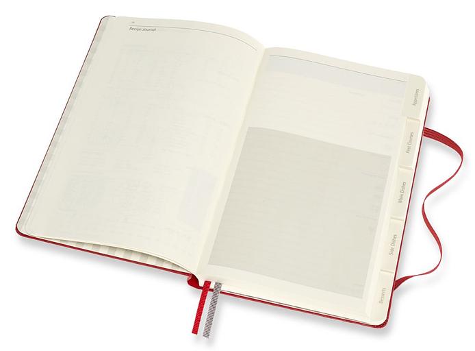 Блокнот Moleskine PASSION RECIPE PASRECP Large 130х210мм 400стр. подар.кор. красный фото 4