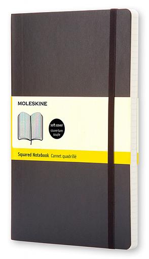 Блокнот Moleskine CLASSIC SOFT QP617 Large 130х210мм 192стр. клетка мягкая обложка черный фото 1