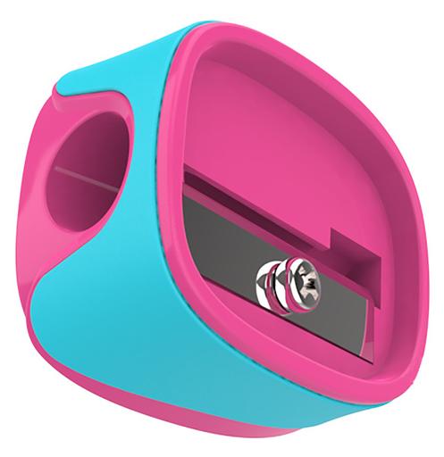 Точилка для карандашей ручная Deli ER00903 U-touch 1 отверстие пластик/резина ассорти туба фото 4