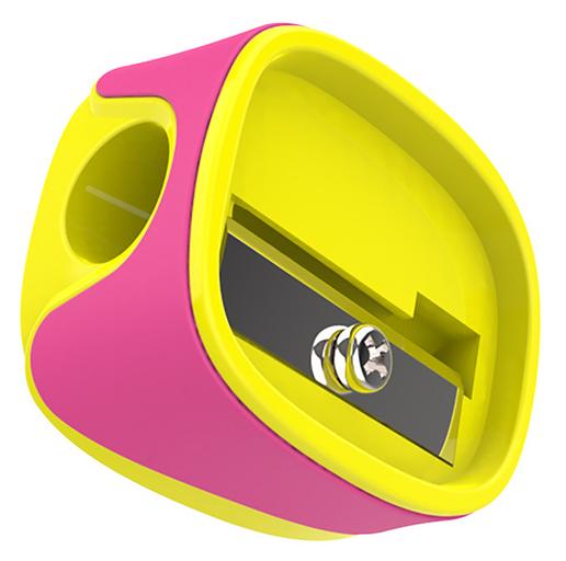 Точилка для карандашей ручная Deli ER00903 U-touch 1 отверстие пластик/резина ассорти туба фото 5