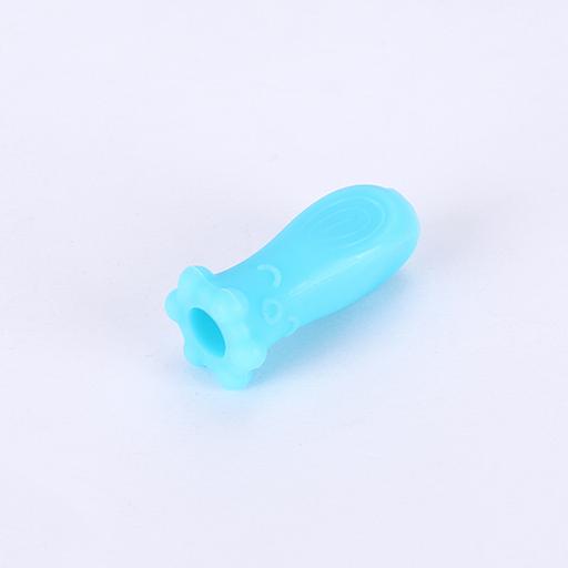 Колпачок-манжета для чернографитных карандашей Deli EU75002 Neon силикон ассорти (упак.:4шт) фото 3