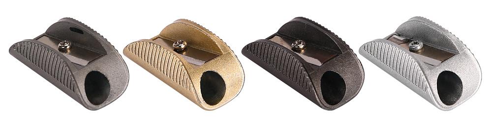 Точилка для карандашей ручная Deli ER01700 1 отверстие металл ассорти дисплей фото 2