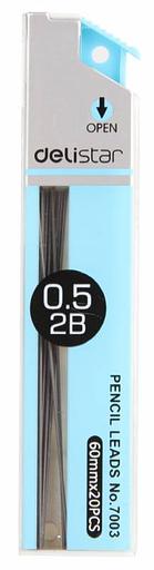Грифель Deli E7003 0.5мм 2B (20гриф) туба фото 1