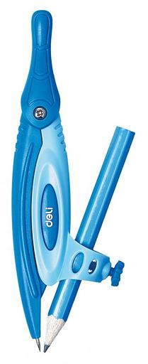 Циркуль Deli EG20102 металл удлинитель в компл.:карандаш фото 1