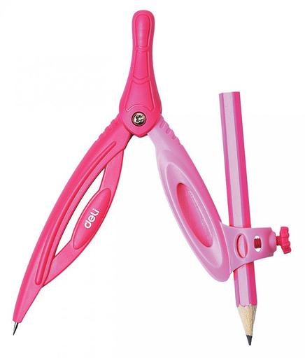 Циркуль Deli EG20102 металл удлинитель в компл.:карандаш фото 2