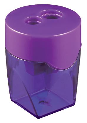 Точилка для карандашей ручная Deli E39768 2 отверстия пластик ассорти дисплей фото 4