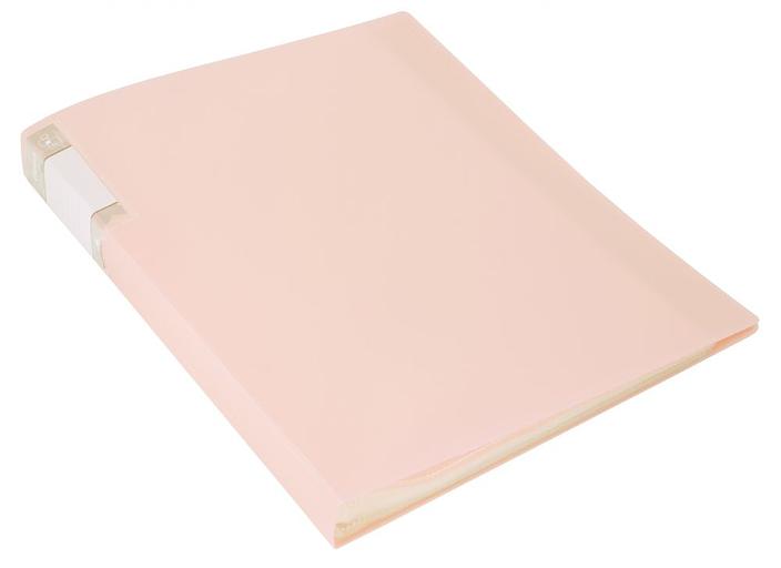 Папка с 40 прозр.вклад. Бюрократ Gems GEM40CREAM A4 пластик 0.7мм торц.карм с бум. встав кремовый жемчуг фото 1