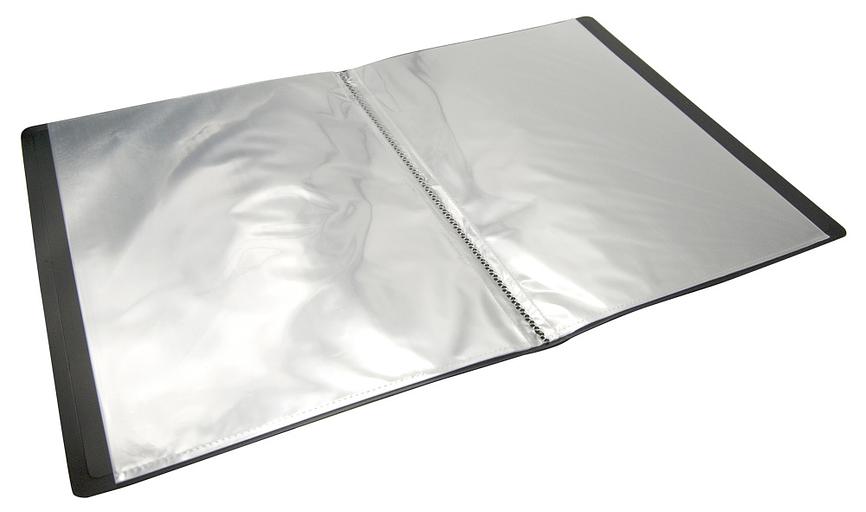 Папка с 20 прозр.вклад. Бюрократ DeLuxe DLV20RED A4 пластик 0.7мм красный фото 2