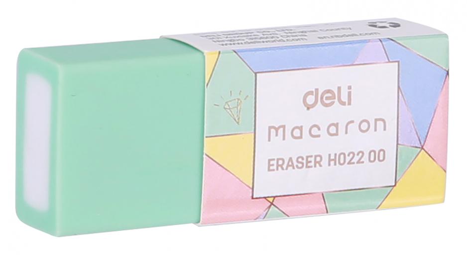 Ластик Deli EH02200 Macaron 50x20x11мм ассорти пласт.туб. фото 10
