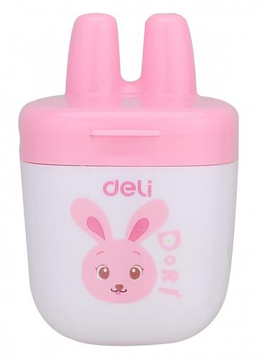 Точилка для карандашей ручная Deli ER01300 1 отверстие пластик ассорти дисплей фото 3