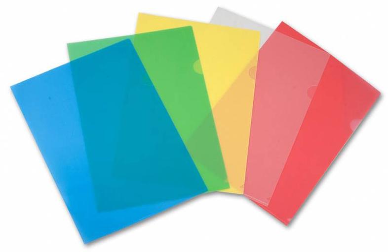 Папка-уголок Бюрократ -E310/1RED A4 пластик 0.18мм красный фото 2