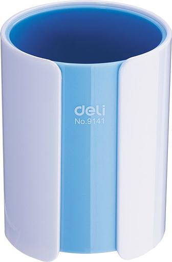 Подставка Deli E9141 для пишущих принадлежностей 82х82х106мм белый пластик фото 2