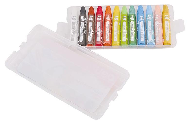 Масляная пастель Deli EC20104 Color Emotion шестигранные 12цв. пл.кор. фото 2