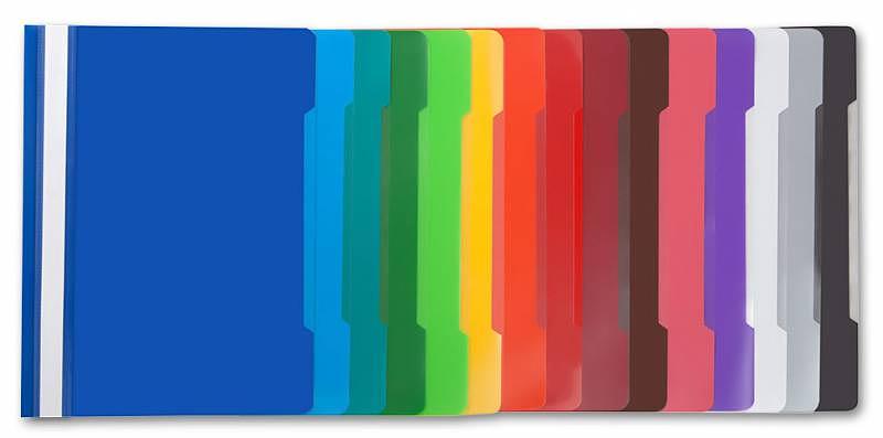 Папка-скоросшиватель Бюрократ -PS20YEL A4 прозрач.верх.лист пластик желтый 0.12/0.16 фото 2