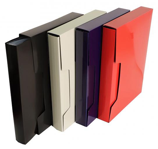 Папка с 80 прозр.вклад. Бюрократ DeLuxe DLVBOX80BLCK A4 пластик 0.7мм черный в коробе фото 3