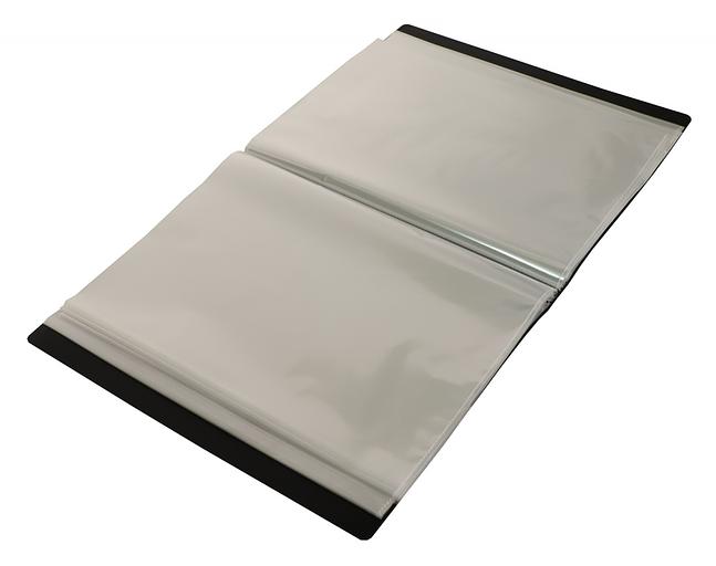 Папка с 80 прозр.вклад. Бюрократ DeLuxe DLVBOX80RED A4 пластик 0.7мм красный в коробе фото 3