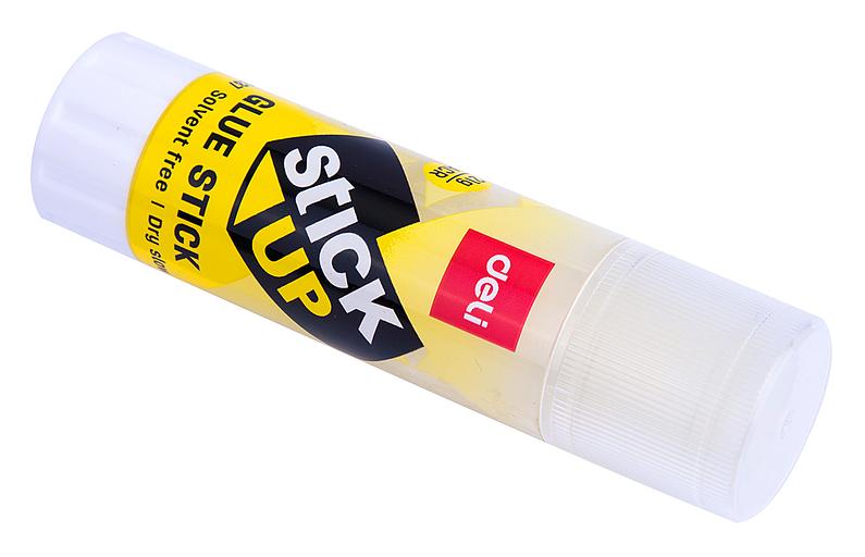 Клей-карандаш Deli Stick UP EA23710 21гр прозрачный дисплей картонный фото 3