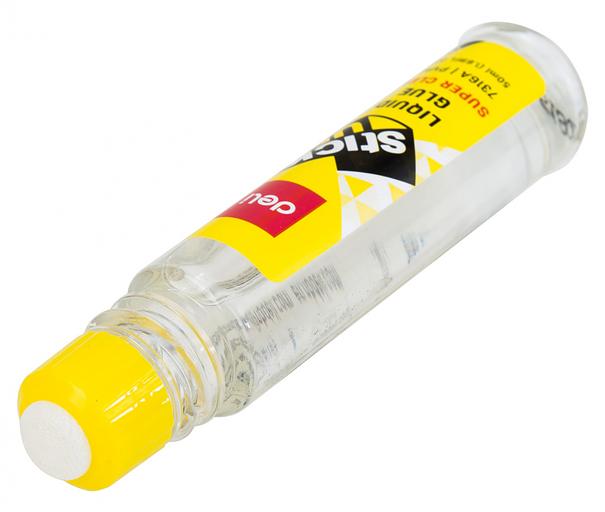 Клей жидкий Deli E7316A 50мл прозрачный фото 5