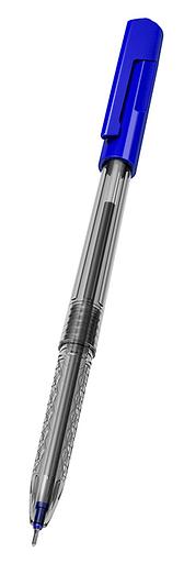 Ручка шариковая Deli EQ00830 Arrow 0.5мм прозрачный/синий синие чернила фото 3