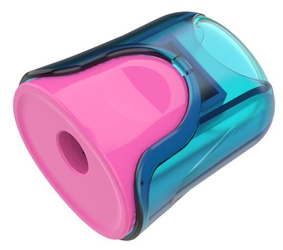 Точилка для карандашей ручная Deli ER01000 U-touch 1 отверстие пластик ассорти дисплей фото 1