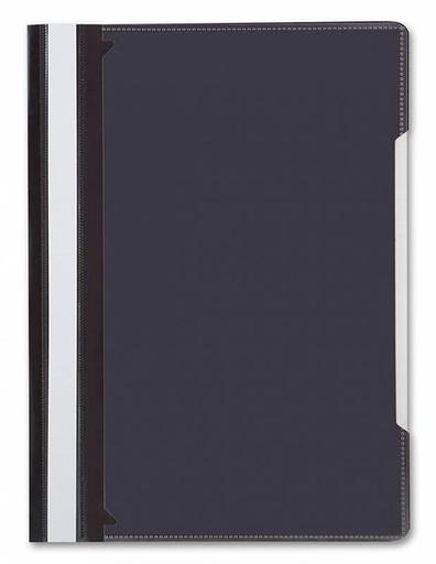 Папка-скоросшиватель Бюрократ -PS-K20BLCK A4 прозрач.верх.лист карм.на лиц.стор. пластик черный 0.12/0.16 фото 1