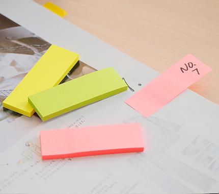 Закладки самокл. индексы бумажные Stick`n 21129 25x76мм 3цв.в упак. 50лист европодвес фото 3