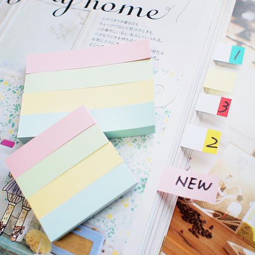 Закладки самокл. индексы бумажные Stick`n 21612 12x50мм 4цв.в упак. 100лист европодвес фото 2