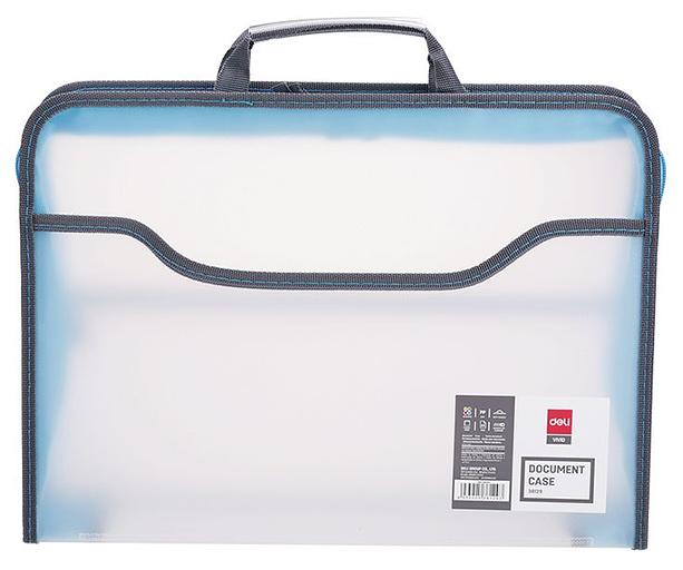 Папка-портфель Deli E38129 1 отдел. A4 полипропилен 0.65мм ассорти фото 1