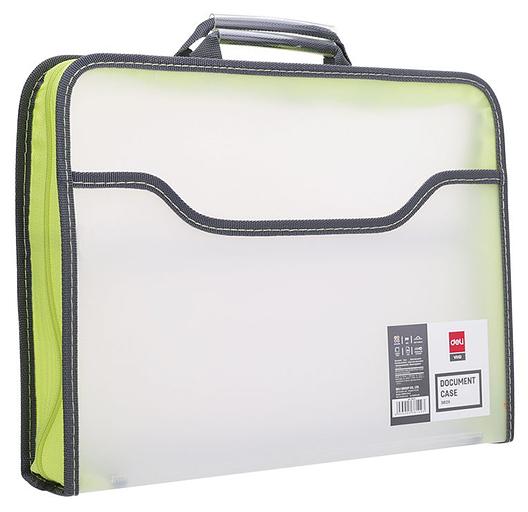 Папка-портфель Deli E38129 1 отдел. A4 полипропилен 0.65мм ассорти фото 6