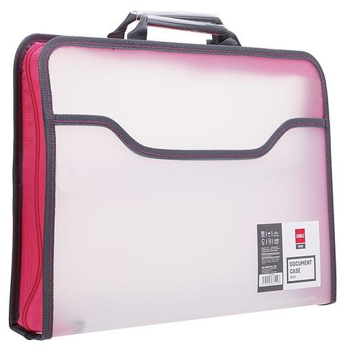 Папка-портфель Deli E38129 1 отдел. A4 полипропилен 0.65мм ассорти фото 8