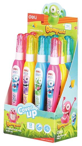 Ручка корректор Deli Cover UP EH10000 шариковый белый 5мл фото 1