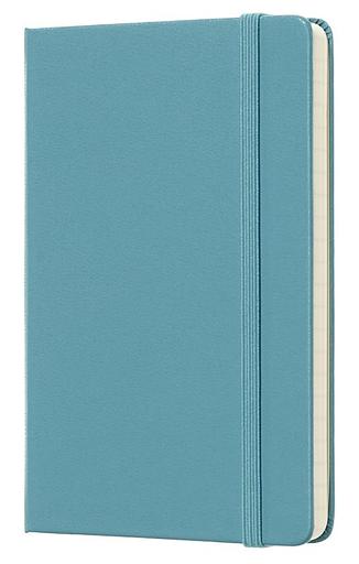 Блокнот Moleskine CLASSIC MM710B35 Pocket 90x140мм 192стр. линейка твердая обложка голубой фото 2