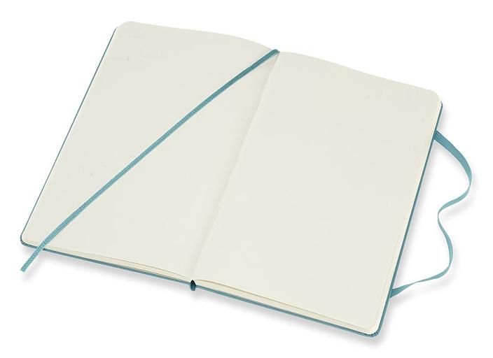 Блокнот Moleskine CLASSIC QP062B35 Large 130х210мм 240стр. нелинованный твердая обложка голубой фото 4