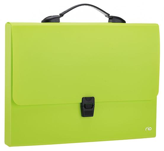 Папка-портфель Deli Rio EB50002 1 отдел. A4 полипропилен 0.7мм ассорти фото 2