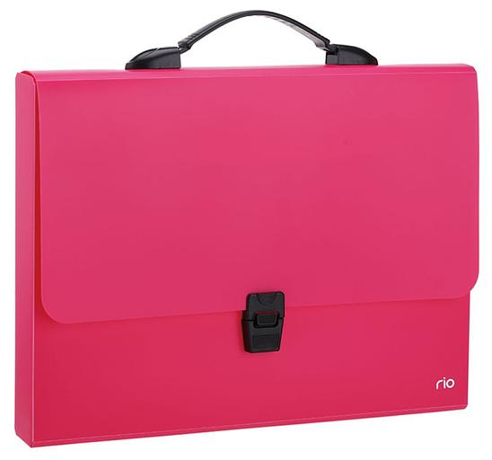 Папка-портфель Deli Rio EB50002 1 отдел. A4 полипропилен 0.7мм ассорти фото 3